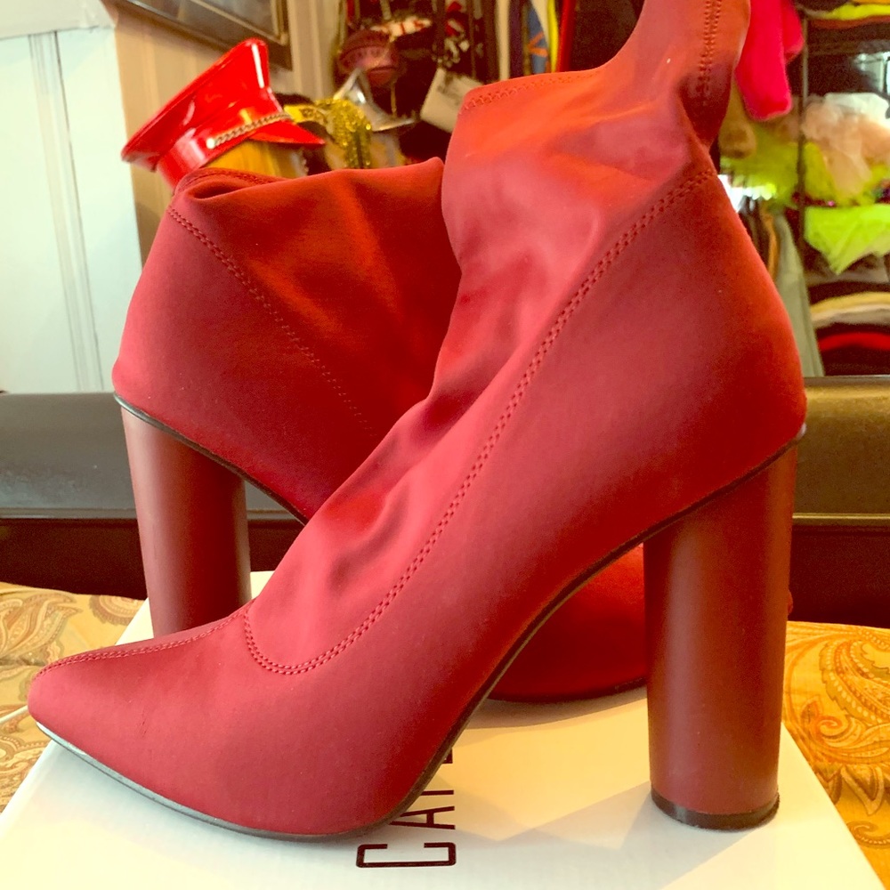 Cape Robbin Burgundy Ankle Booties